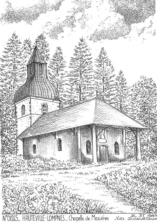 N 01265 - HAUTEVILLE LOMPNES - chapelle de mazire